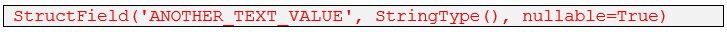 Comparaison des résultats schema fields